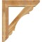 Ekena Millwork Olympic Slat Rough Sawn Bracket w/ Offset Brace, Western Red Cedar, 8"W x 36"D x 40"H BKT0806X36X40OLY06RWR - alternate 3